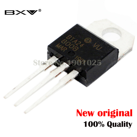 10PCS BTA24-800B BTA24 BTA24-800 Triacs 25 AMP 800 VOLT TO-220 new original IC ► Photo 1/1