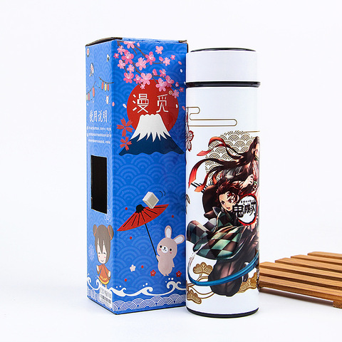 Demon Slayer Stainless Steel Thermos: Japanese Anime Cup with