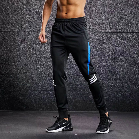 Sport Running Pants Men With Pockets Athletic Football Soccer Training Pants Elasticity Legging jogging Gym Trousers  ► Photo 1/6