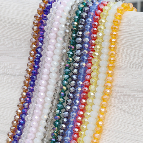 195Pcs/Bag Diameter 2mm Crystal Beads for Making Jewelry