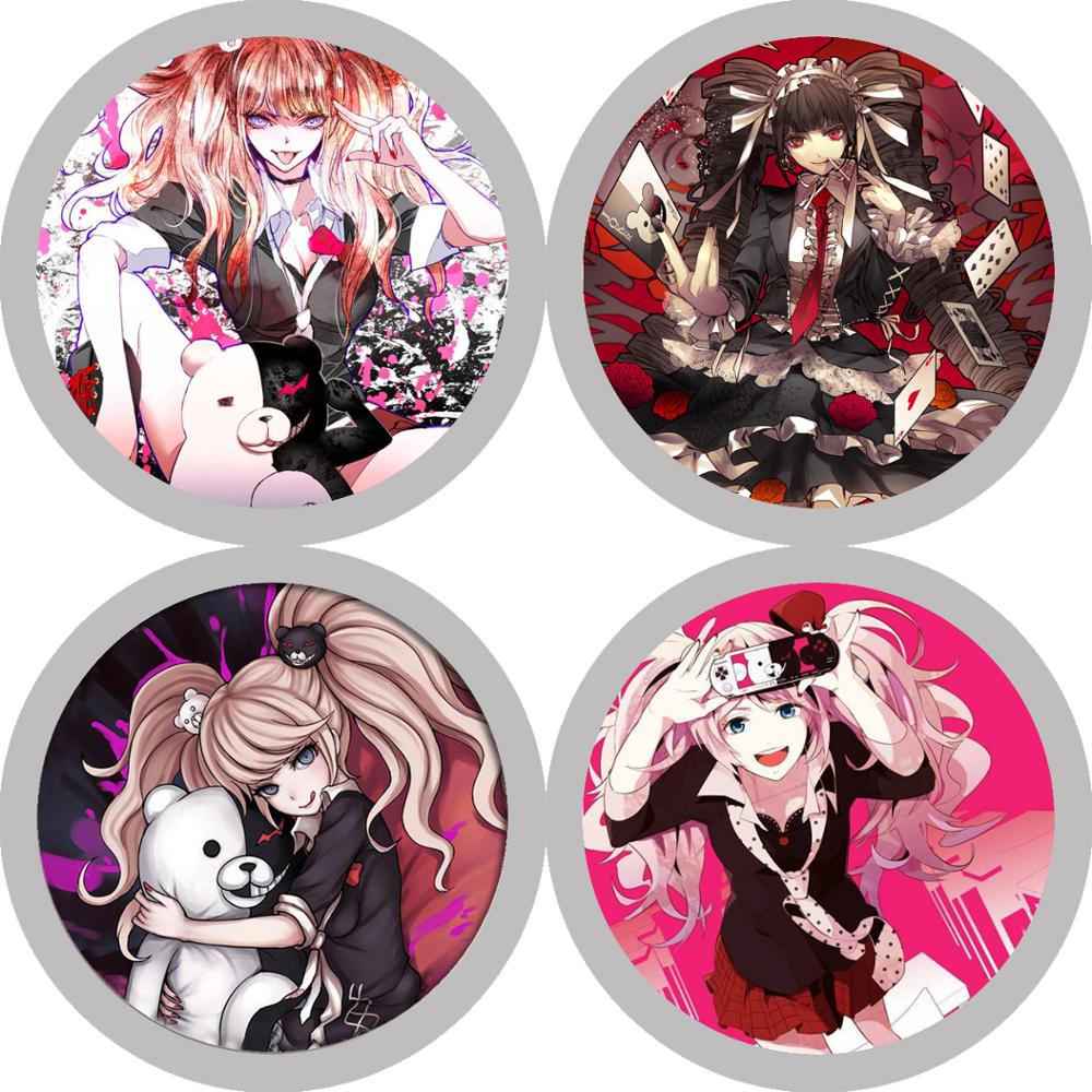 4 PCs badges set Anime icons, anime donganronpa Junko Inoshima, pin anime -  Price history & Review | AliExpress Seller - Geek-Starick Store |  