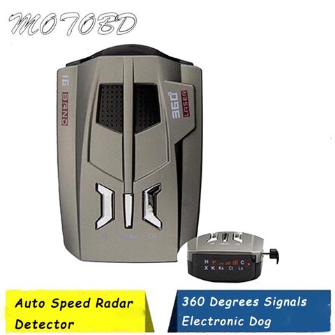 2022 Car Vehicle Radar Detector 360 Degree Anti Car Detector V7 Speed Voice Alert Warning 16 Band Speed Control Detector ► Photo 1/1