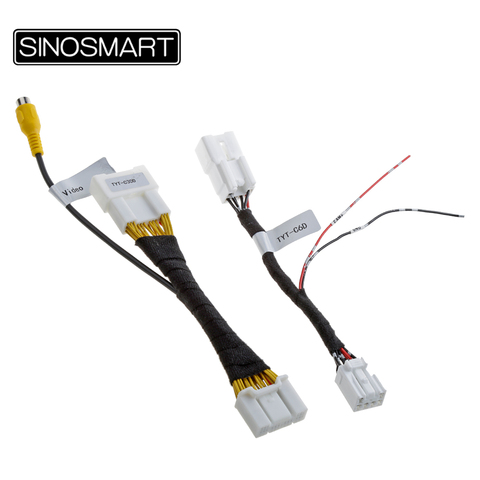 SINOSMART C30D 30 PIN Connection Cable for Toyota OEM Monitor Camera Video In no Damaging Car Wiring RAV4 Camry AVALON 2022 ► Photo 1/3