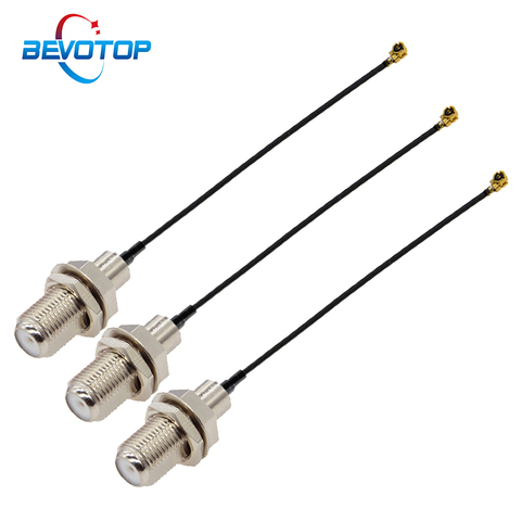 1PCS F to IPX Cable F Female to uFL/u.FL/IPX/IPEX-1 Female Jack  RF113 1.13MM RF Coaxial Pigtail 3G Antenna Extension Coax Cable ► Photo 1/6