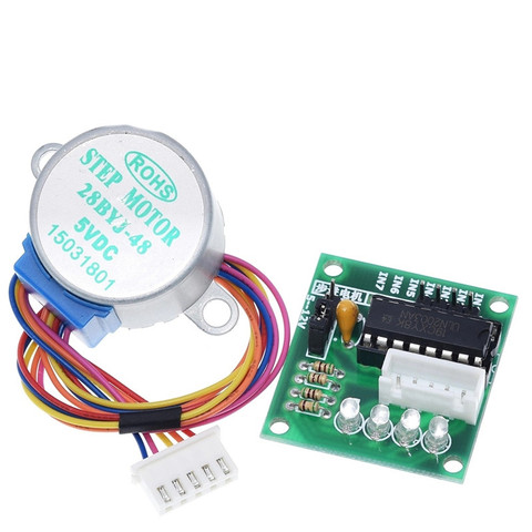 28BYJ-48-5V 12v 4 phase Stepper Motor+ Driver Board ULN2003 Stepper motor + ULN2003 Driver board diy kit ► Photo 1/3