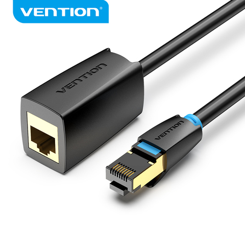 Vention Cat8 Ethernet Extension Cable SSTP 40Gbps RJ45 Extender Patch Cord Adapter for Router Modem PC Cat 8 Ethernet Cable ► Photo 1/6