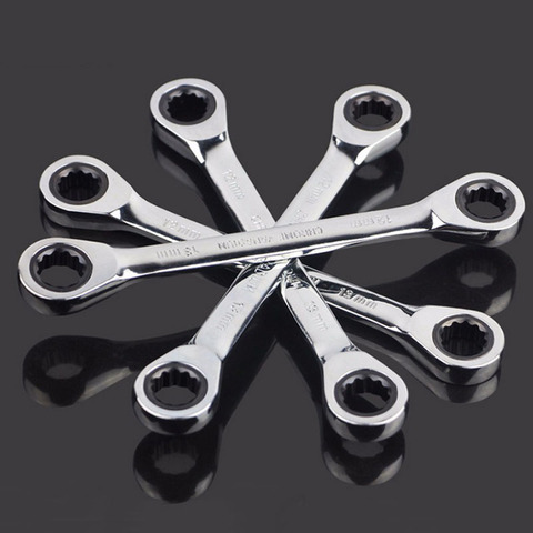 Double Head Ratcheting Box Wrench Metric ► Photo 1/6