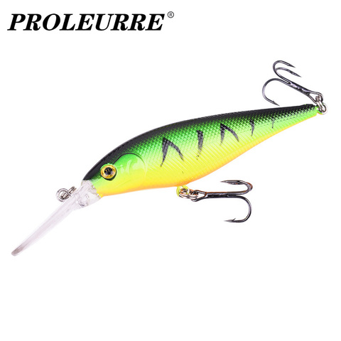 Proleurre Minnow Floating Fishing Lure 11cm 10g Diving Wobbler Bass Artificial Hard Bait With Treble Hook Swimbait Pesca Tackle ► Photo 1/6
