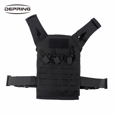 Tactical Outdoor Kids Children Mini Molle Jump Plate Carrier JPC Vest Hunting Accessories Oxford Fabric Military Molle Gear ► Photo 1/6