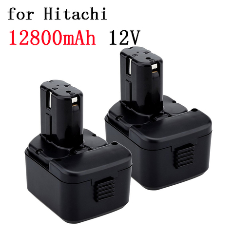 High Quality 12800mAh 12V 12.8Ah Battery for Hitachi EB1214S 12V EB1220BL EB1212S WR12DMR CD4D DH15DV C5D , DS 12DVF3 ► Photo 1/5