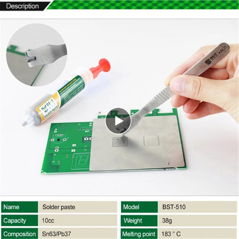 Solder Paste Solder Paste Flux Mobile Phone PCB Repair Solder Iron Circuit Board Repair Tool Station Soldering Temperature TSLM2 ► Photo 1/6