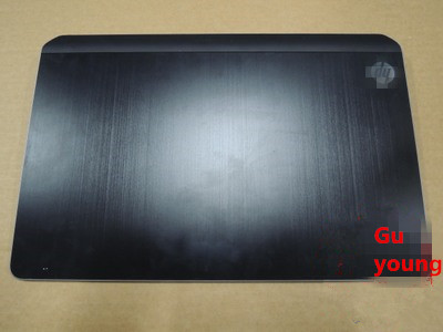 For HP ENVY DV7-7000 Laptop LCD Cover Rear Lid Back Case Black/Silver Shell 681969-001 ► Photo 1/2