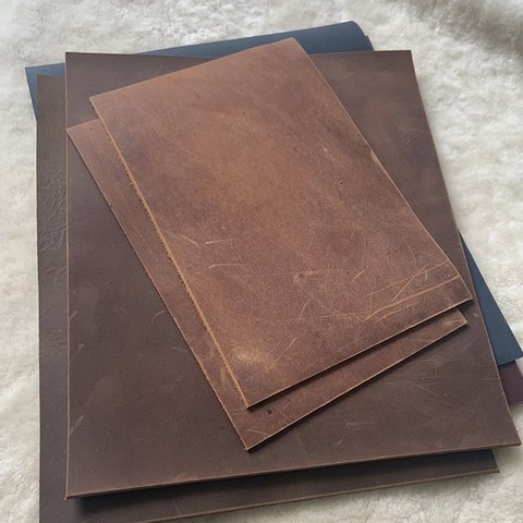 A grade 1.4 ~ 2mm first layer Cowhide handmade practice leather for purse notebook making ► Photo 1/4