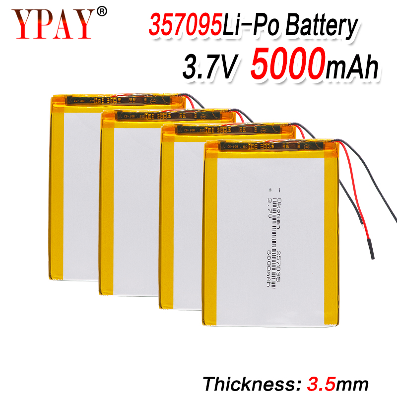3.7V 5000MAH 407095 Li Polymer Li-ion Lithium Battery For Tablet