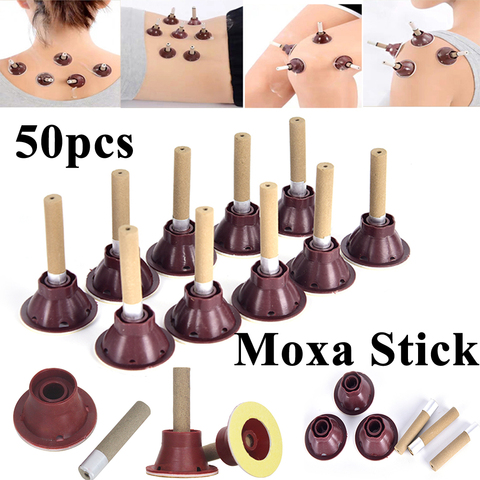 50 Pcs/Set Mini Roll Points Device Massage Tools Self-adhesive Tube Moxa Stick Massage Sticker Tool Moxa Health Care ► Photo 1/6