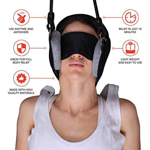 Adjustable Neck Hammock Massager Velvet Breathable Design Relieve Pains Relax Rest Restore Necks Shoulder Vitality Sleeps Pillow ► Photo 1/6