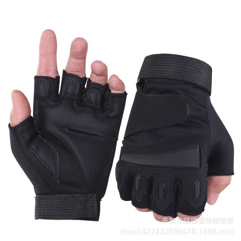 Military Weight lifting Gloves Shooting Gym Cycling Training Exercise Gel Mitts 