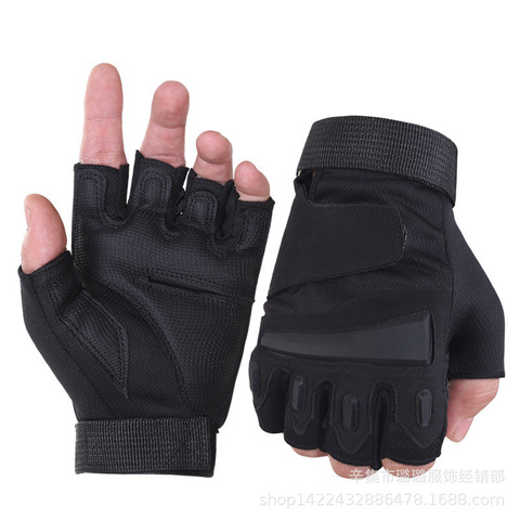 Military Tactical Gloves Half Finger SWAT Gloves Gym Fitness Shooting Paintbal Combat Gloves Outdoor Sport Riding Bicycle ► Photo 1/3