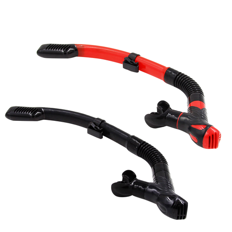 Adjustable Center Dry Silicone Diving Snorkel for Swimming Snorkel Set with Holder Tube Swimming Snorkel Breathing Tube ► Photo 1/6