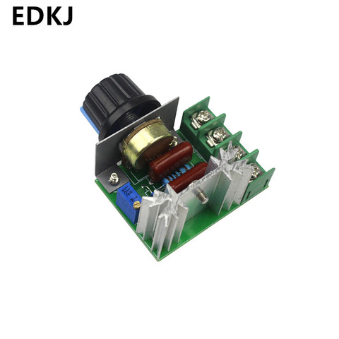 1PCS 2000W AC SCR Voltage Regulator Dimming Dimmers Motor Thermostat Electronic Voltage Regulator Module ► Photo 1/4