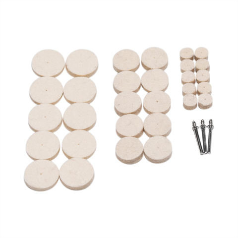 New 33Pcs/Set Soft Felt Polishing Buffing Wheel Mop Pad Compound For Dremel Rotary Polishing Tool ► Photo 1/1