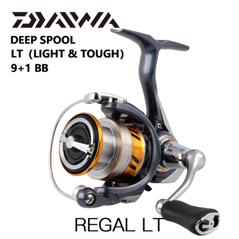 DAIWA REGAL LT fishing spinning reels 1000D 2000D 2500D 2500DXH 3000DC 3000DCXH 10BB Gear Ratio 5.2:1/5.3:1/6.2:1 Fishing wheels ► Photo 1/6