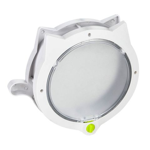 Small Round Cat Door with 4-way Lock Pet Plastic Window Lockable Safe Dog Gate Premium Quality ► Photo 1/6