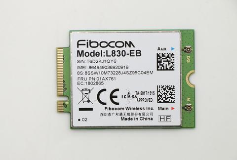 Fibocom L830-EB WWAN Card For Lenovo Thinkpad X280 T480 T580 P52s L480 L580 T490 T590 P53s T490s X390 L490 L590 01AX761 ► Photo 1/2