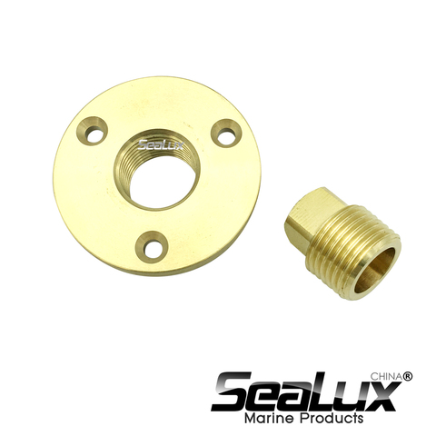 Sealux Brass drain plug Bronze Garboard Marine Boat Yacht Screw Drain Plug 1 Inch Mounting Hole Fishing ► Photo 1/6