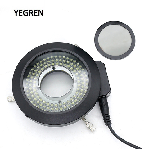 Diameter 62mm Microscope LED Ring Light with Polarizer Adjusted Vision Illuminator Polarized Light Source for Industrial Camera ► Photo 1/6