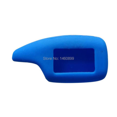 Wholesale M5 Silicone Case Key Chain For Russian Scher-Khan Magicar 5 6 Lcd Remote Control Keychain,Scher Khan M6 M5 M902F M903F ► Photo 1/4