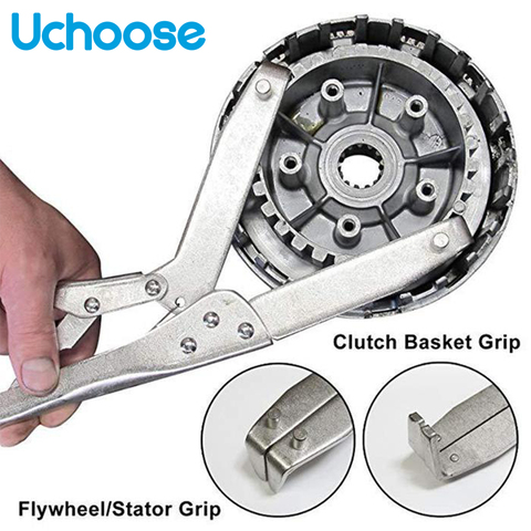 Universal Motorcycle Tools Clutch Holding Tool Motorcycle Motorbike Clutch Hub Basket Flywheel Holder Wrench Repair Removal ► Photo 1/6