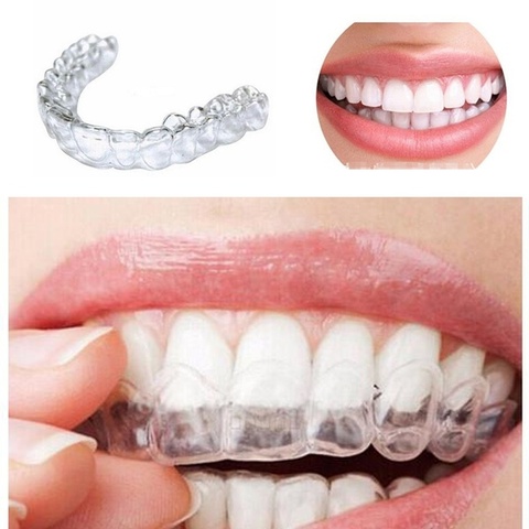 2/4PCS Anti Snoring Bruxism Sleeping Mouth Guard Night Guard Gum Shield Mouth Tray Stop Teeth Grinding Sleep Aid Health Care ► Photo 1/6