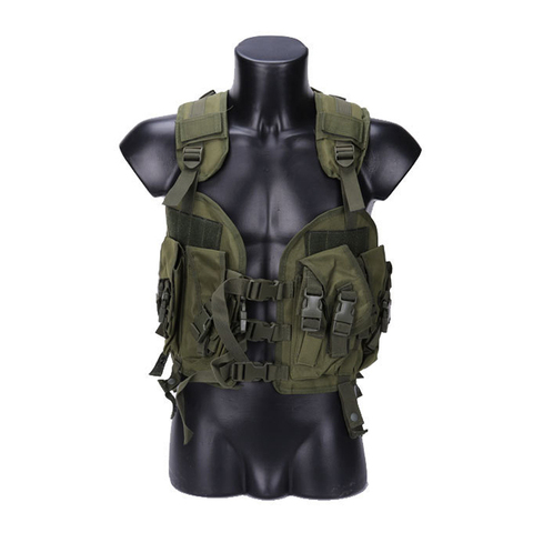 97 Seal Camouflage CS Games Airsoft Paintball Tactical Vest With Water Bag Body Armor Army Combat Military Vest ► Photo 1/6