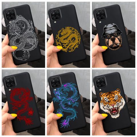 Dragon Case Cover For Samsung Galaxy A12 SM-A125F A32 A42 A81 Cases Soft Silicone Back Cover For Samsung A32 GalaxyA42 A 12 a81 ► Photo 1/6