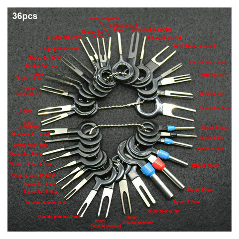 36/26/18pcs Car Pin Extractor Terminal Removal Tool Set Electrical Wiring Crimp Connector RemoverHand Tool Kit Dropshipping ► Photo 1/6
