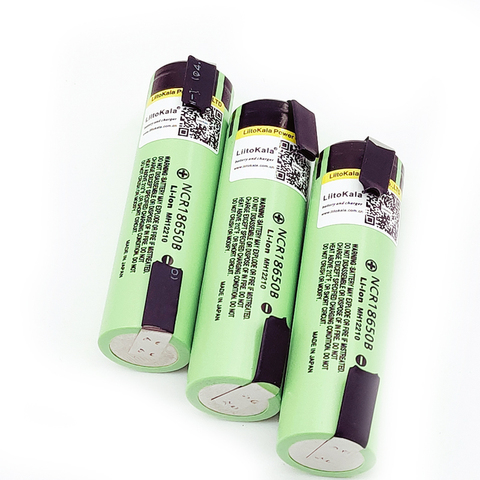 Liitokala new original NCR18650B 3.7V 18650 3400mAh 18650 rechargeable lithium battery + DIY nickel piece ► Photo 1/4