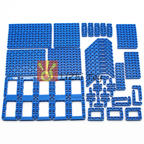 120PCS Technic Parts 6 Colors Liftarm Thick Building Bricks Blocks Accessory Set Arm Beam Mechanical Bulk Part DIY Toys for Kids ► Photo 1/6