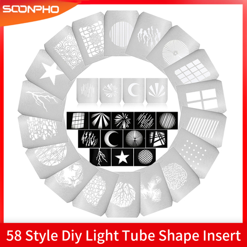 58 style condenser tube projection graphic DIY light tube shape insert OT1 OT1PRO condenser lens background light effect film ► Photo 1/6