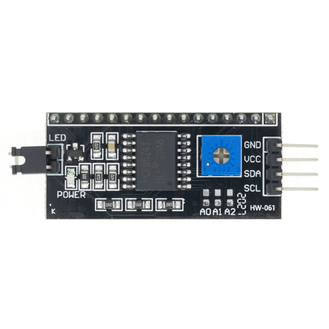 1pcs Serial Board Module Port IIC/I2C/TWI/SPI Interface Module 1602 LCD Display Drop Shipping Wholesale ► Photo 1/6