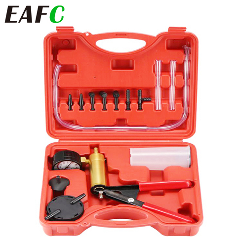 DIY Brake Fluid Bleeder Tools Vacuum Pistol Pump Tester Kit Aluminum Pump Body Pressure Vacuum Gauge ► Photo 1/6