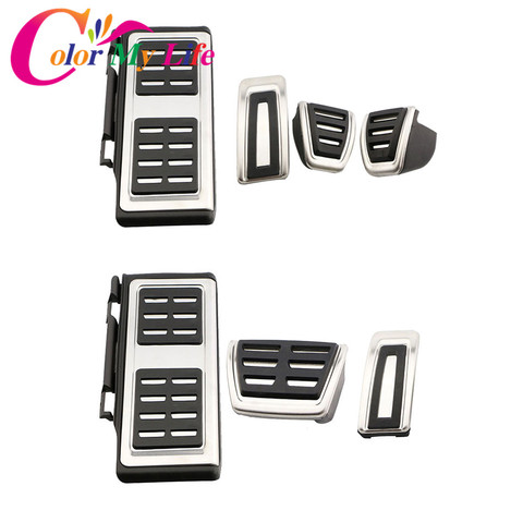 Stainless Interior Accelerator Pedal Trim Fit For Volkswagen VW Tiguan 2017 18