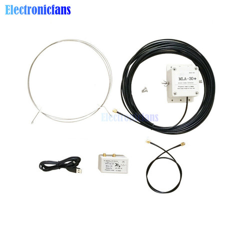 MLA-30+ (plus) 0.5-30MHz Ring Active Receive Antenna SDR Loop Antenna Low Noise Medium Short Wave Radio Short Wave Antenna ► Photo 1/6