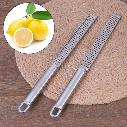 Stainless Lemon Cheese Vegetable Fruit Zester Grater Peeler Slicer Kitchen Tool ► Photo 1/6