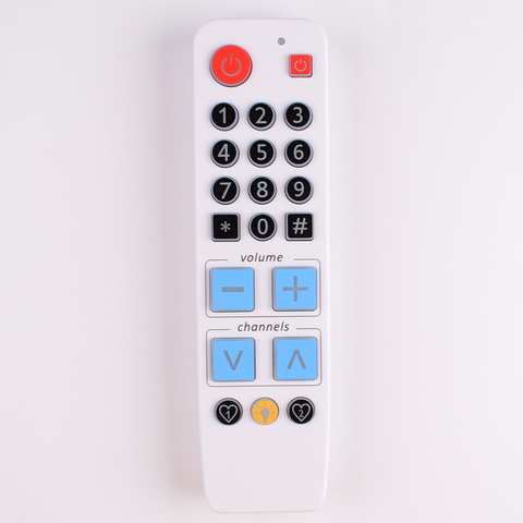 21 Big Buttons Learn Remote Control for TV DVD STB DVB  TV-BOX  Easy use Controller with Backlit ► Photo 1/5