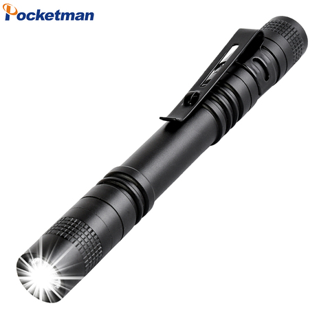 Pen Light Mini Portable LED Flashlight 1000 lumens 1 Switch Mode led flashlight For the dentist and for Camping Hiking Out ► Photo 1/6