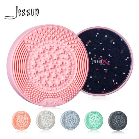 Jessup Makeup Brush Cleaner Sponge 2-IN-1 Dry & Wet Silicone Remover Color Makeup Accessories ► Photo 1/6