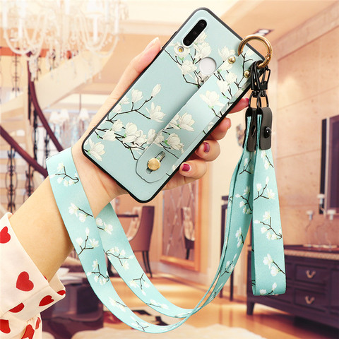 TPU For Xiaomi Redmi Note 8 Pro 8T 5A 4X 7 6 5 K20 K30 8A 7A Mi 9 SE A3 Lite 9T Pro Note 10 A2 A1 6X 5X Wrist Strap Lanyard Case ► Photo 1/6