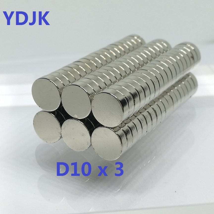 13mm x 3mm Very Strong Rare Earth Neodymium Cylinder Disc Magnets N35 Grade 