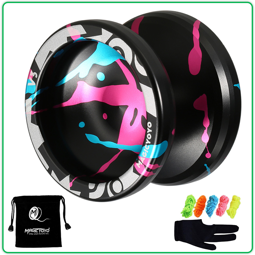 1pc Magic Yoyo Responsive High-speed Aluminum Alloy Yo-yo With Spinning Str HFUK 